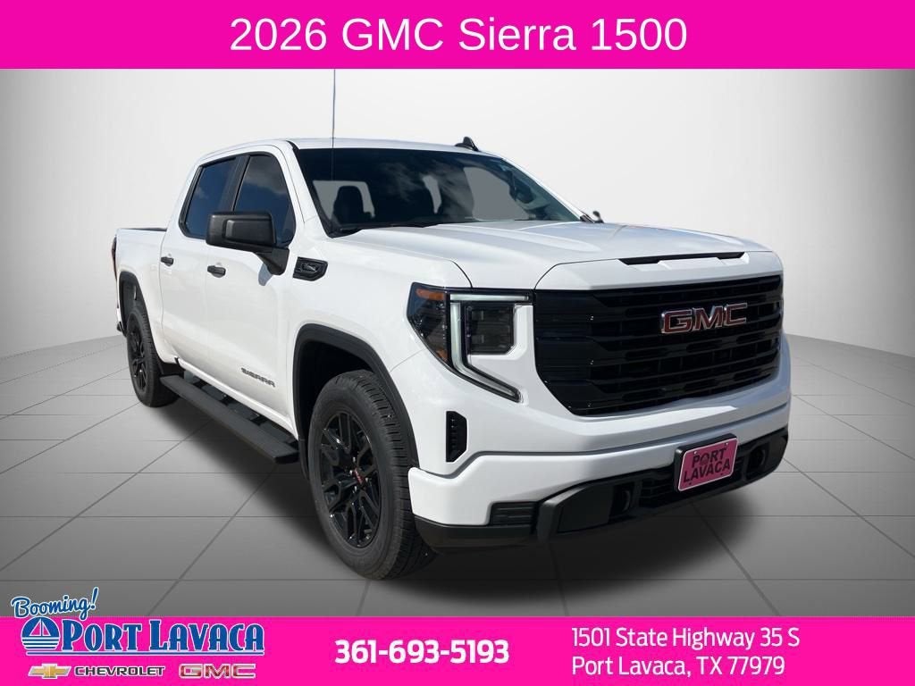2026 GMC Sierra 1500 Pro in Summit White — front three-quarter view