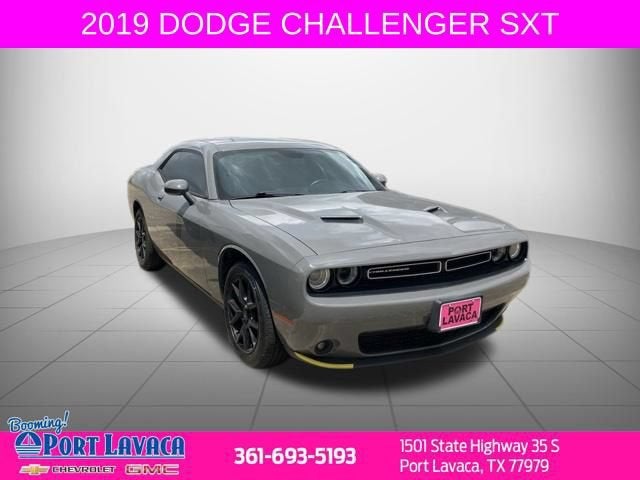2019 Dodge Challenger SXT in Gray — front three-quarter view
